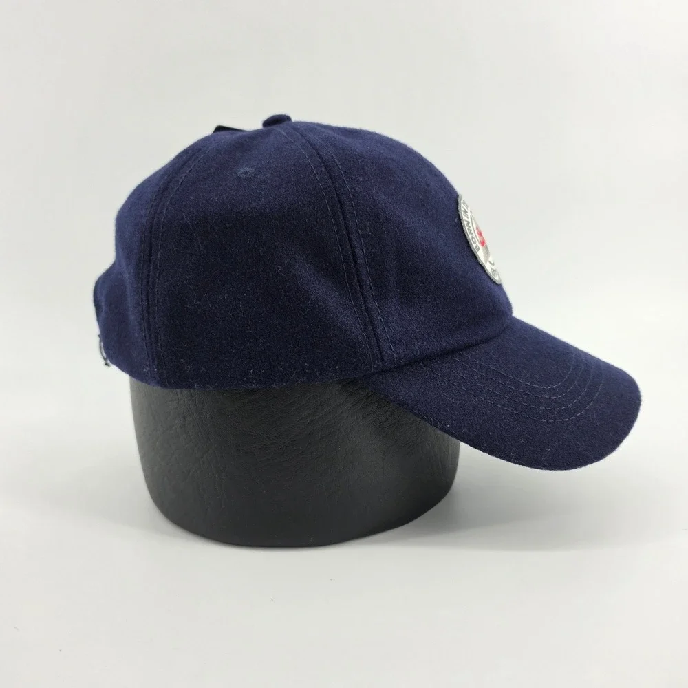 NWT Lucky Brand Coors Light Baseball Hat Navy Wool Blend Leather Strap Cap